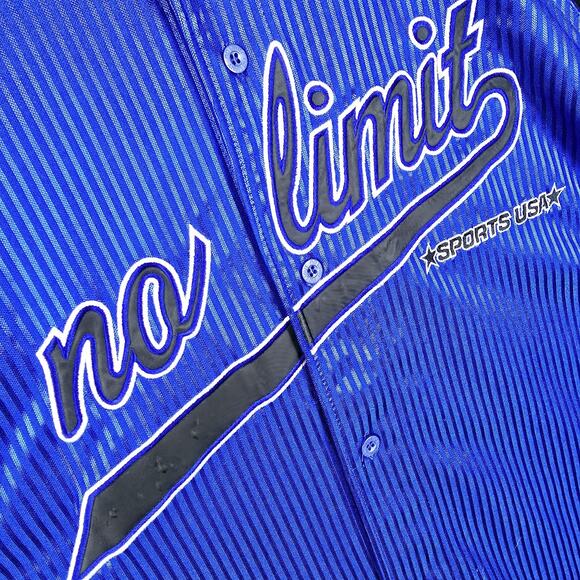 Vintage No Limit Soldier Gear Baseball Jersey Size XL Master P Miller Hip Hop - Picture 8 of 15